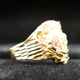 10k Gold Lion Ring
