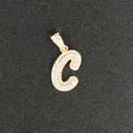 C Diamond Pendant