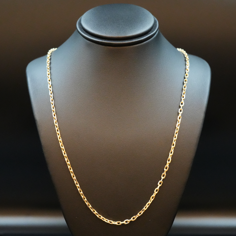 10k Gold Link Chain (24Inch x 2mm)