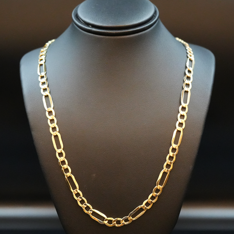10k Gold F Chain (24Inch x 5.5mm)