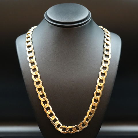 10k Gold Cuban Chain (26Inch x 9.2mm)