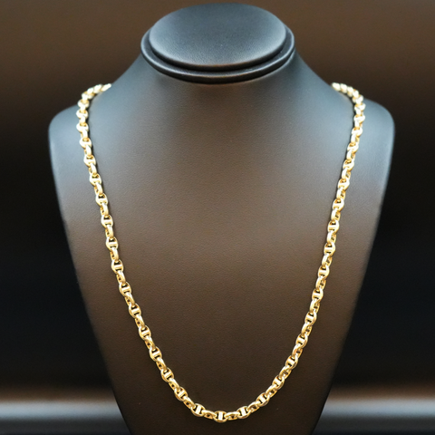 10k Gold Gucci Puff Chain (22Inch x 3.2mm)