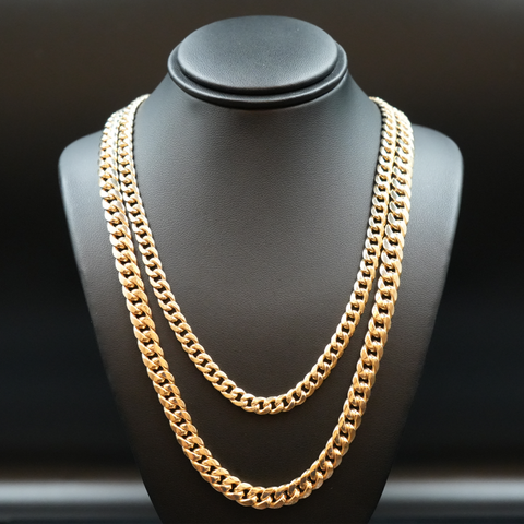 10k Gold Miami Cuban Chain (26Inch x 5.2mm)
