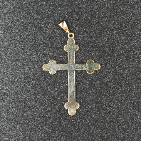 10k Gold Cross Pendant