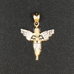 10k Gold Angel Pendant