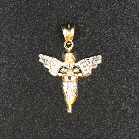 10k Gold Angel Pendant