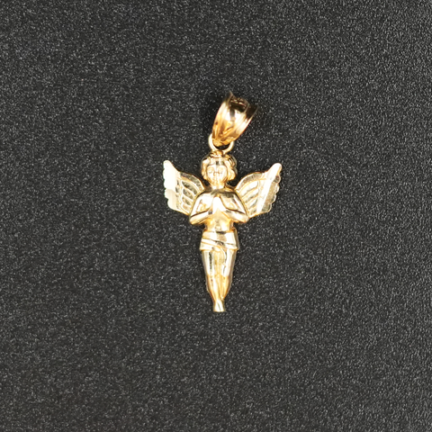 10k Gold Angel Pendant