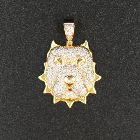 Dog Diamond Pendant