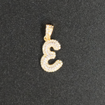 E Diamond Pendant