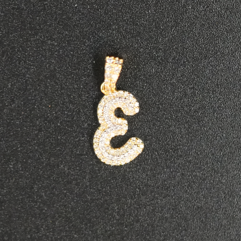 E Diamond Pendant