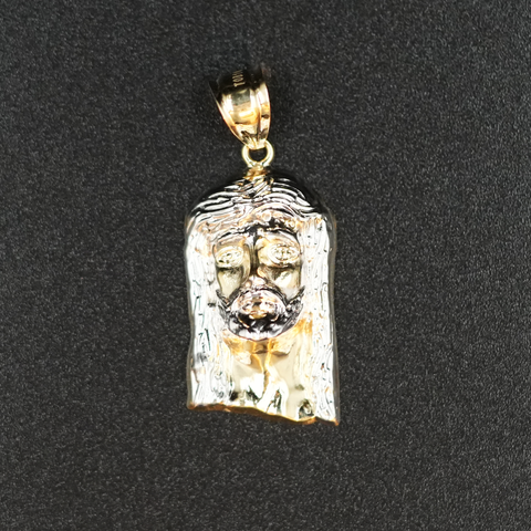 10k Gold Jesus Pendant