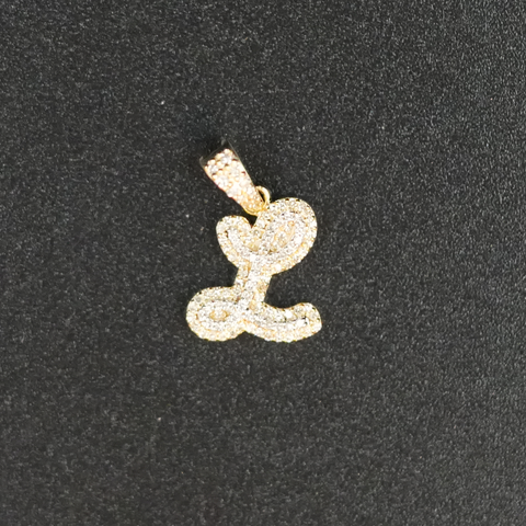 L Diamond Pendant