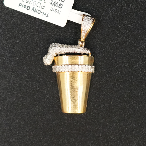 Cup Diamond Pendant