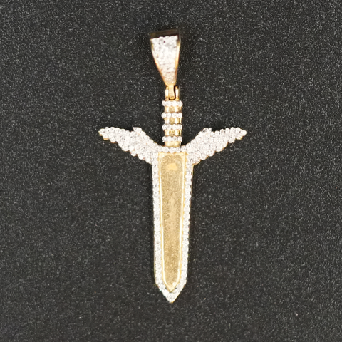 Sword Diamond Pendant