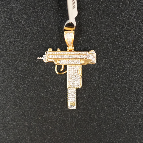 Uzi Diamond Pendant